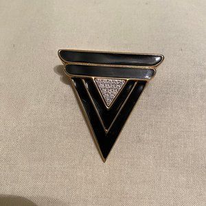 Vintage Triangle Art Deco Inspired Pin